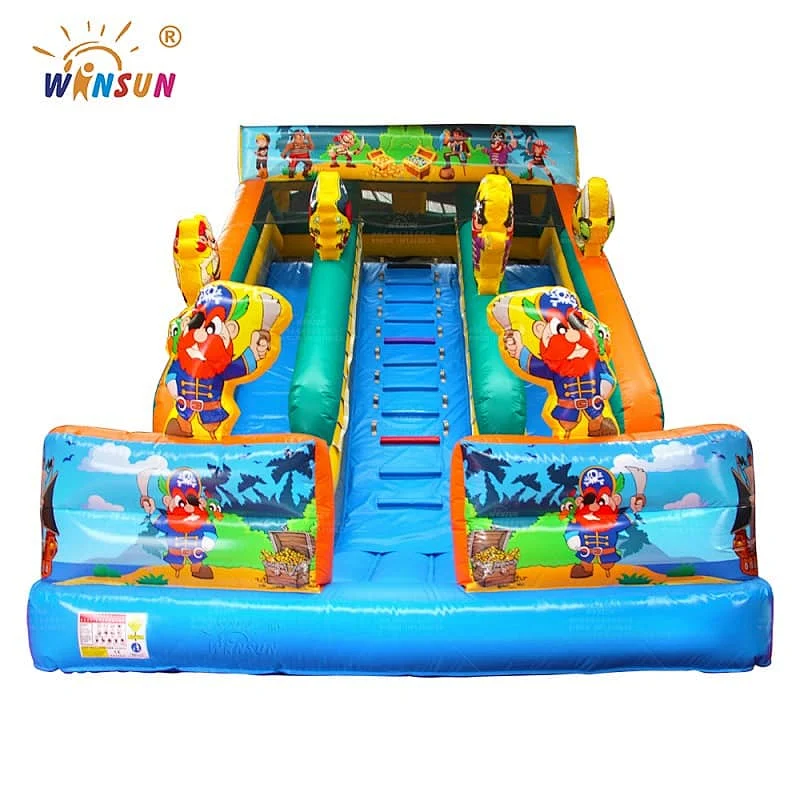 Pirate inflatable slide