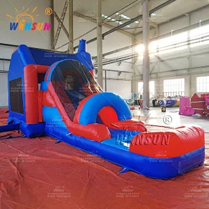 Inflatable Bounce House Slide Batman Theme