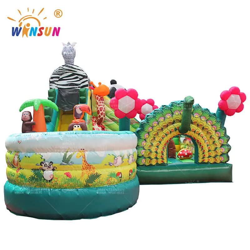 Animal Kingdom Inflatable Playground