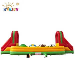 Custom Inflatable Wipeout Obstacle Course Game