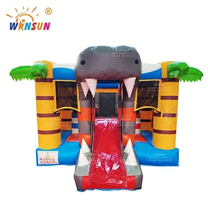 Custom Inflatable Jumping Castle Shark Theme