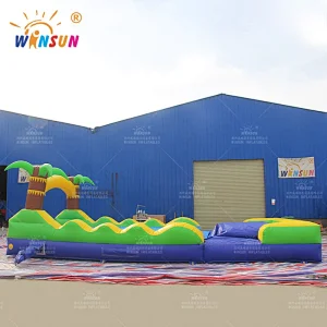 Inflatable Slip N Slide with Pool at end