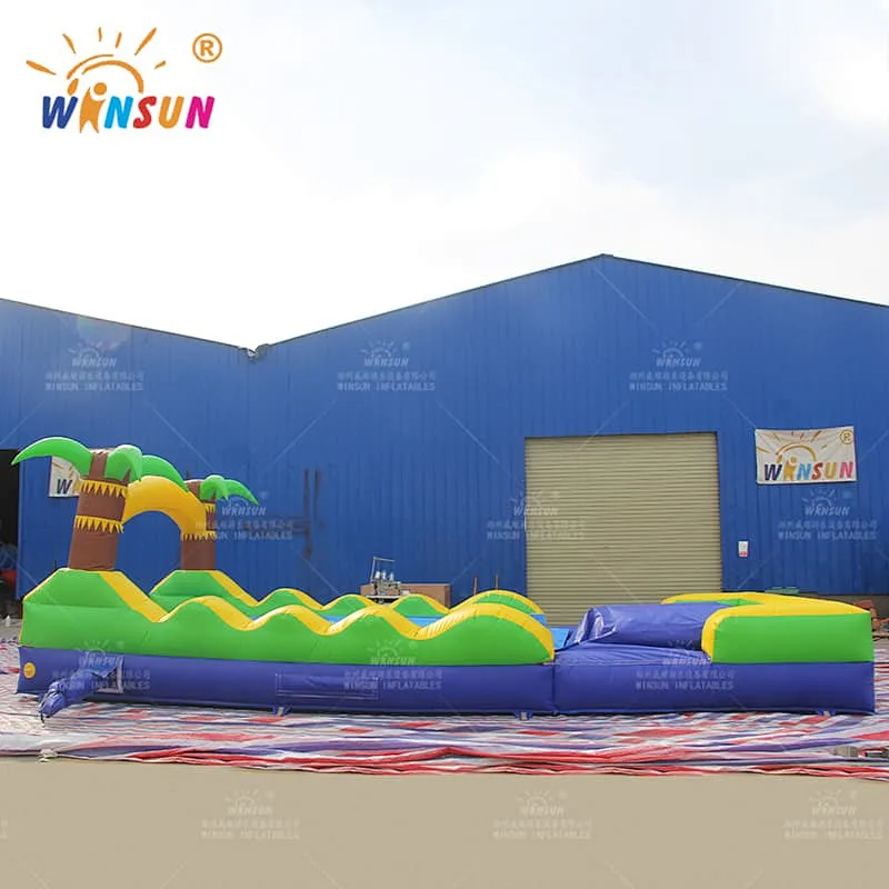 Inflatable Slip N Slide with Pool at end