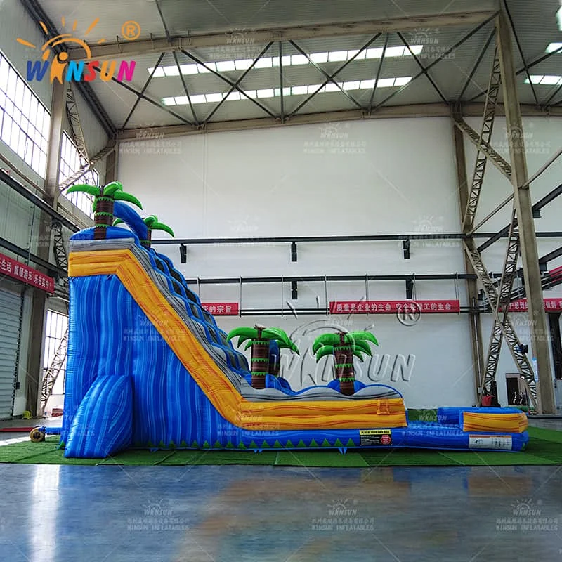 Inflatable Blue Marble Water Slide