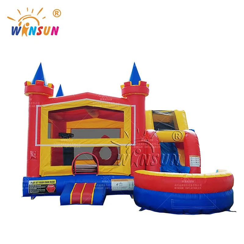 Commercial Jumping Castle with Water Slide