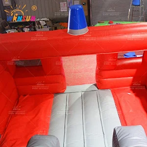 Inflatable Fire Truck Slide