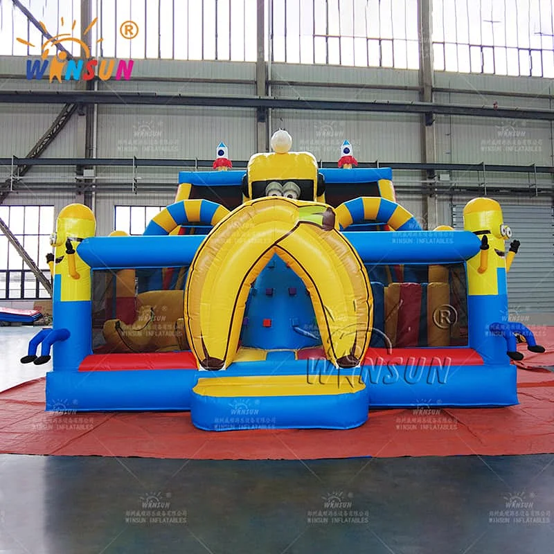 Custom Inflatable Playground Minons Car Theme