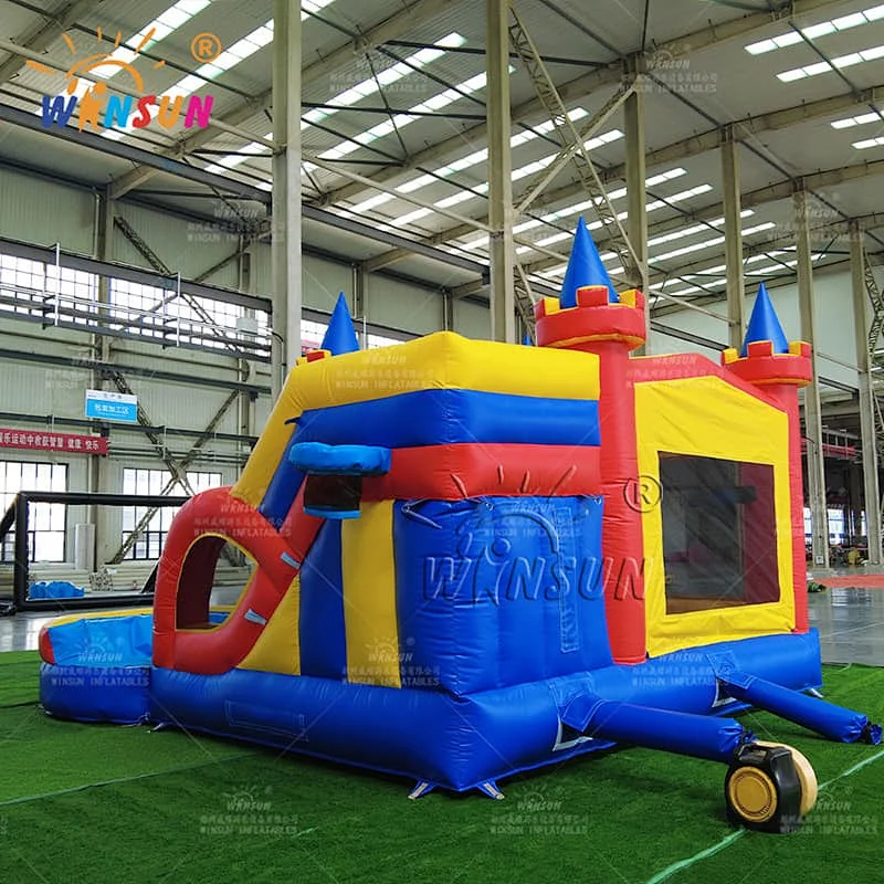 Commercial Jumping Castle with Water Slide