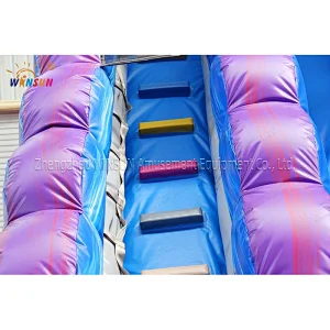 Dual lane wave water slide