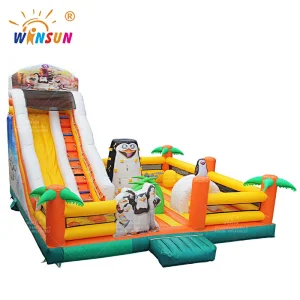 Madagascar Penguin Inflatable Fun City