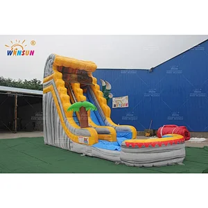 Dinosaur Claw inflatable water slide