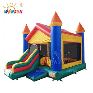 Custom Inflatable Bounce House with Slide Commercial Use