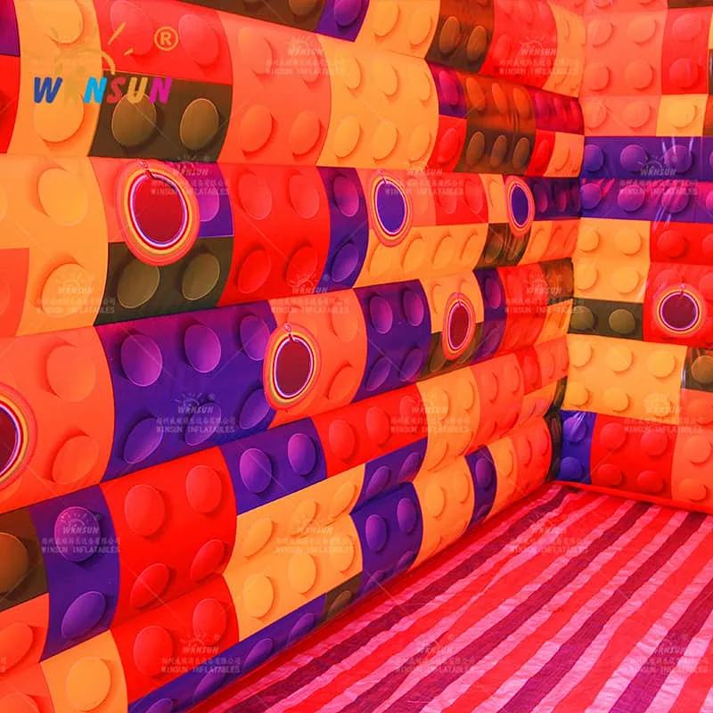 Lego-themed Inflatable Ips Game Arena