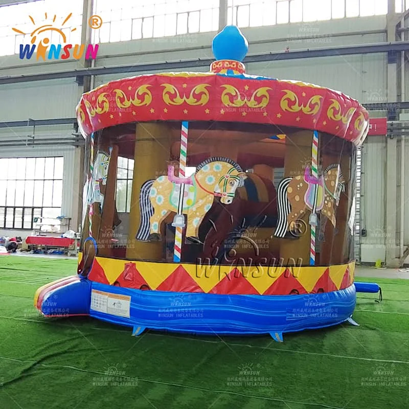 Carousel Inflatable Bounce House