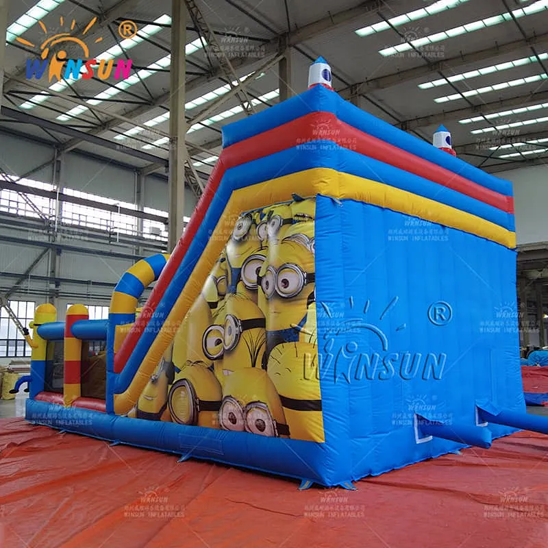Custom Inflatable Playground Minons Car Theme