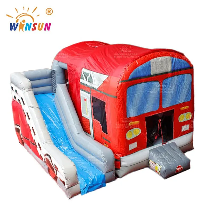 Inflatable Fire Truck Combo