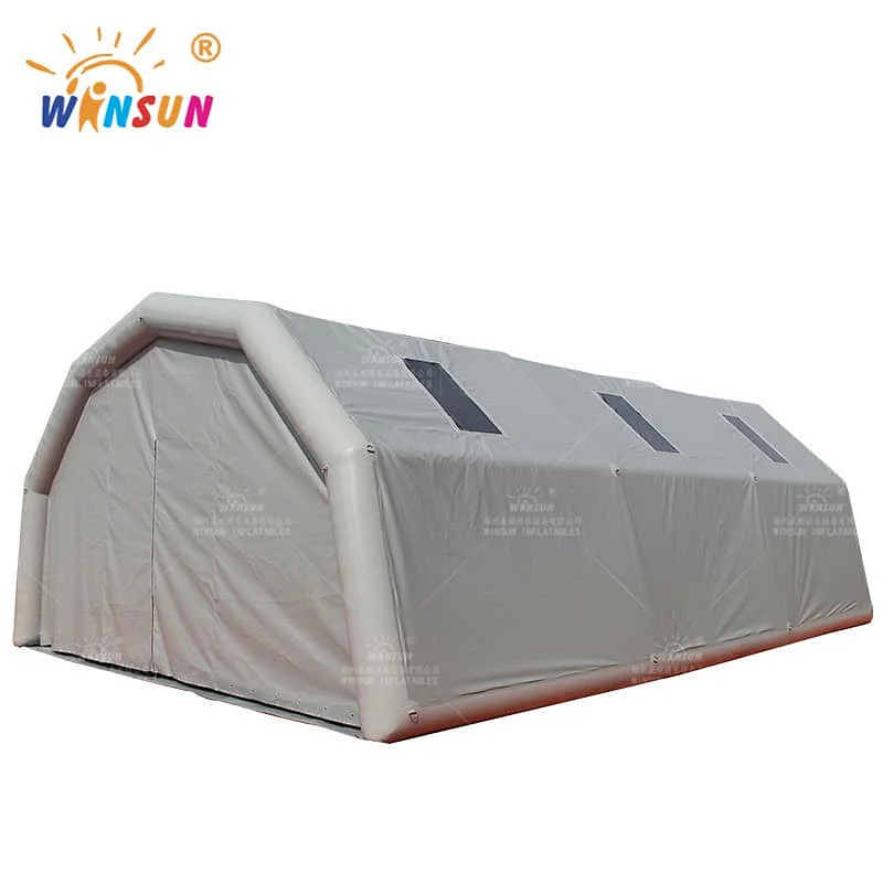 Gray Airtight Inflatable Tunnel Tent