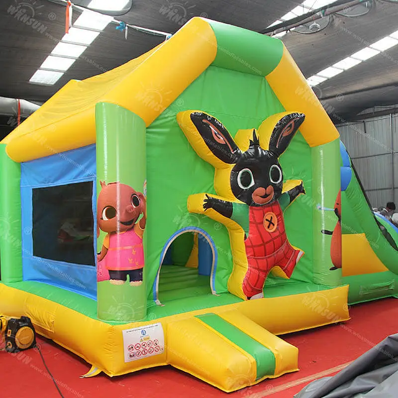 Bing Bunny jumping castle with slide