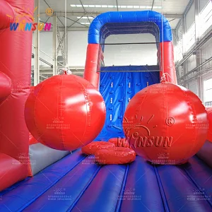 Inflatable U-shaped Obstacle Course