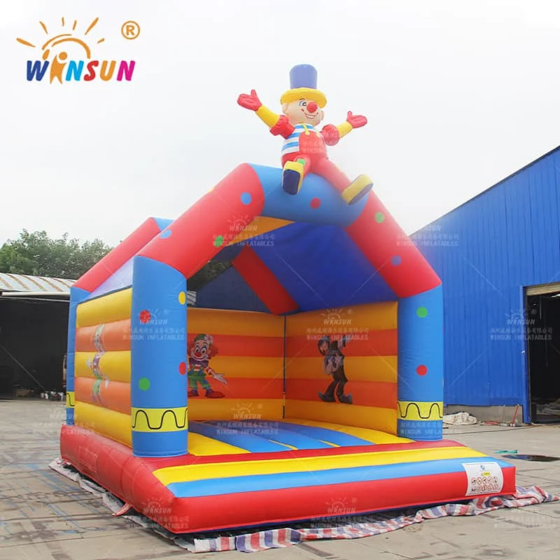 Custom Inflatable Bounce House Clown Theme