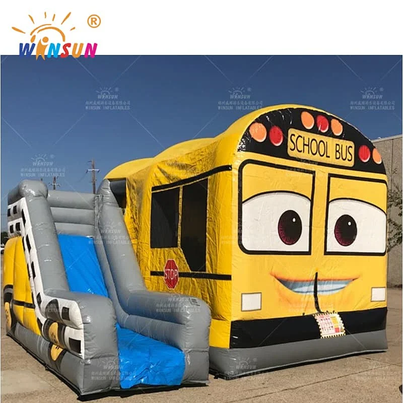 Inflatable School Bus Combo