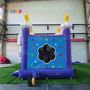 Unicorn Inflatable Jumping Castle with Water Slide