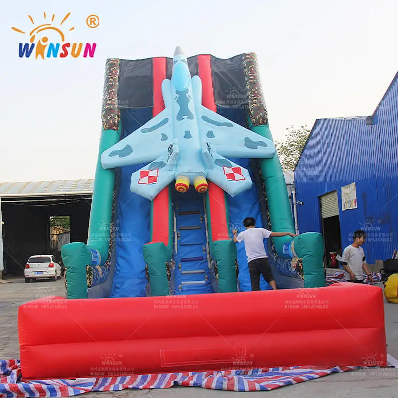 Military Inflatable Water Slide