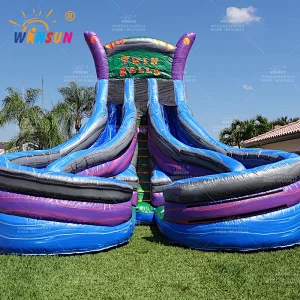 Dual Lane Inflatable Water Slide