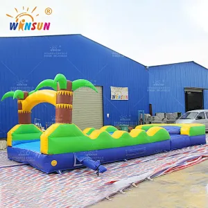 Inflatable Slip N Slide with Pool at end