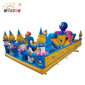 Commercial Giant Inflatable Fun City Octopus theme