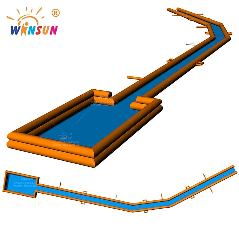 Slide the city inflatable water slide