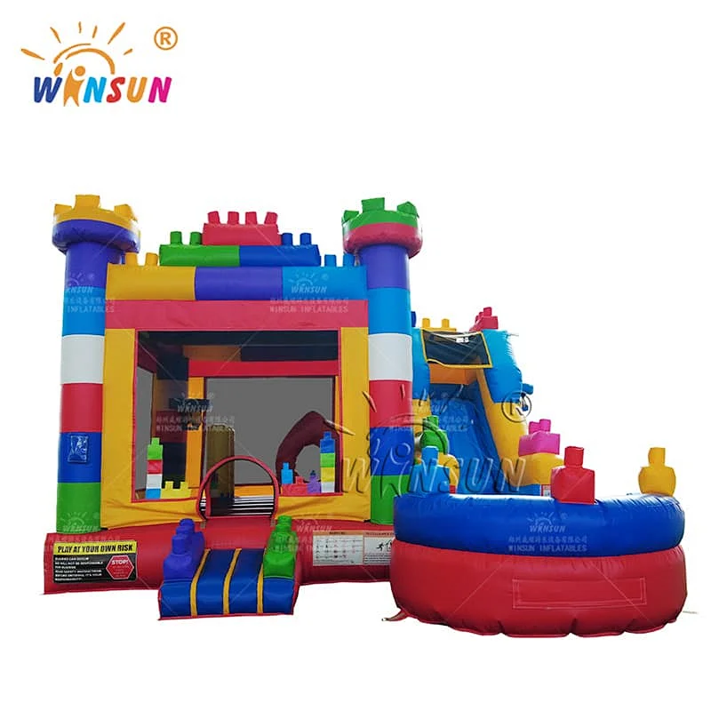 Inflatable Lego Blocks Combo with pool