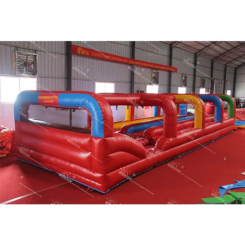 Inflatable Three Lane Slip And Slide