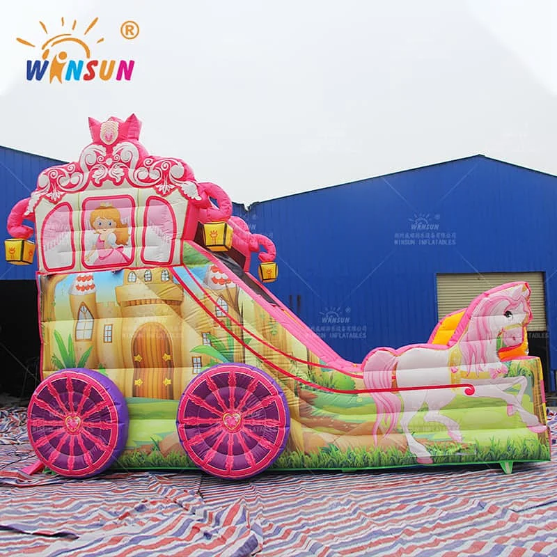 Inflatable Princess Carriage Slide