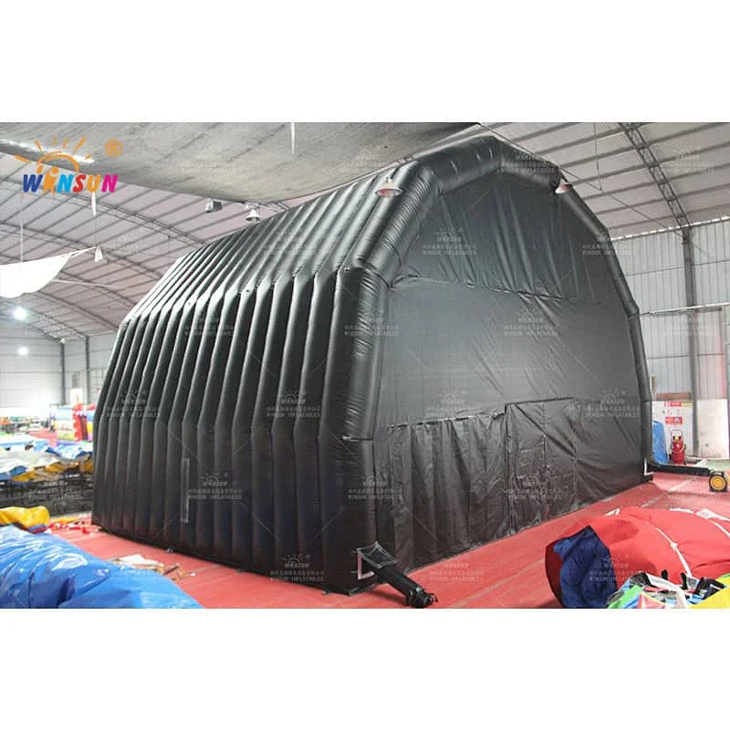 Inflatable Black Stage Cover Tent