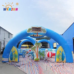 Malibu Beach theme Inflatable Race Track