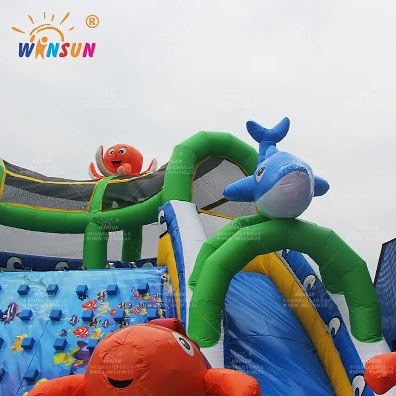 Aquarium Inflatable Slide