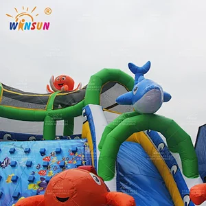 Aquarium Inflatable Slide