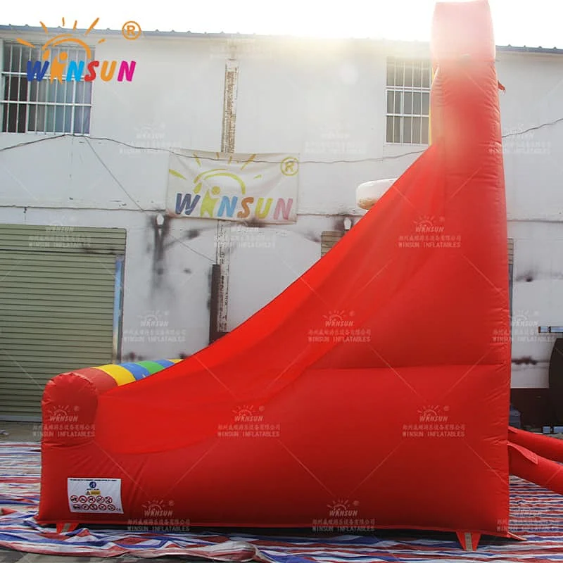 Inflatable Basketball Game with triple hoops