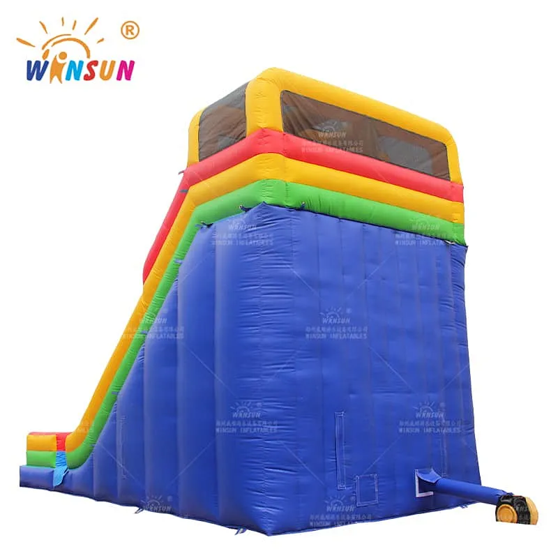 Dual Lane Inflatable Dry Slide
