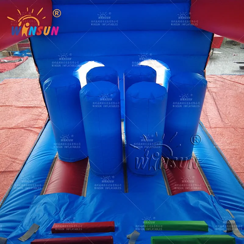 Custom Inflatable Obstace Course Heros Theme