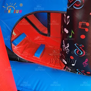 Custom Inflatable Jumping and Slide Combo with Tik Tok theme