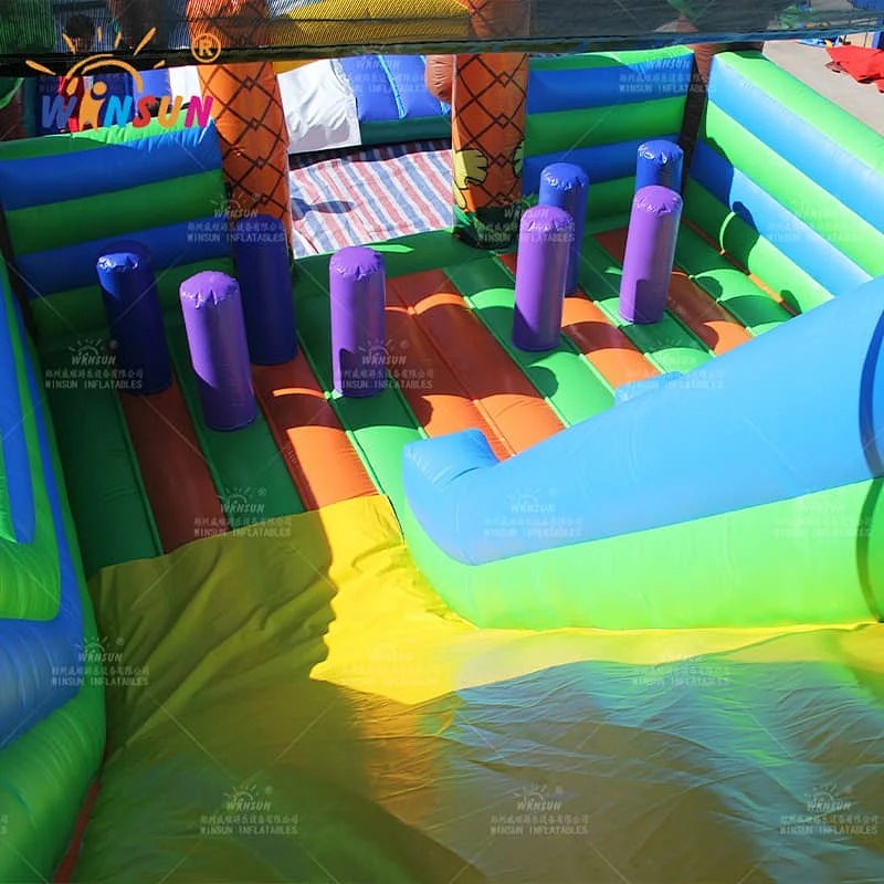 Jungle Animals Inflatable slide