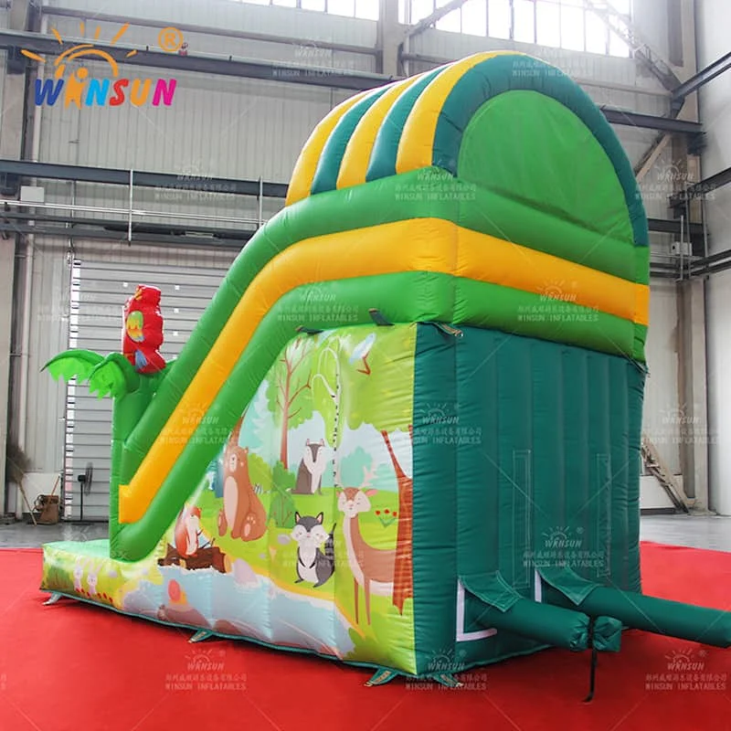Inflatable Slide Jungle Animals Theme