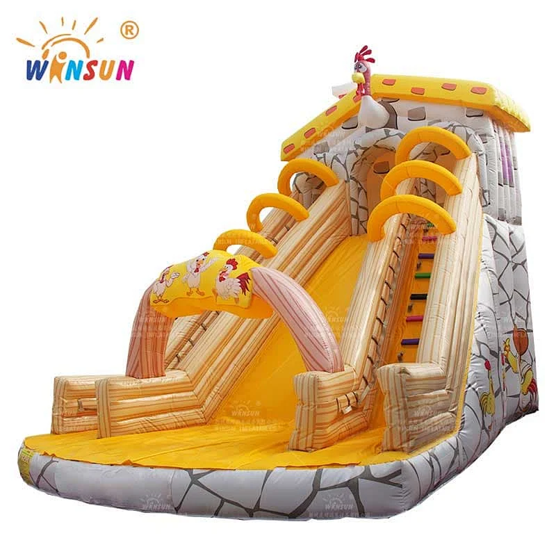 Inflatable Chicken Coop Slide