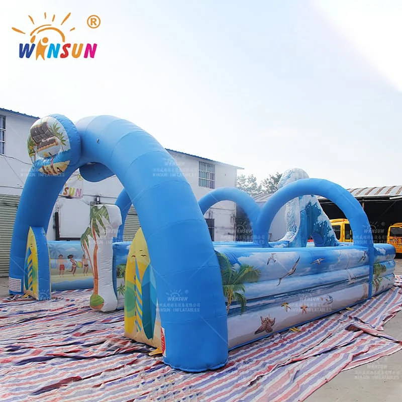 Malibu Beach theme Inflatable Race Track