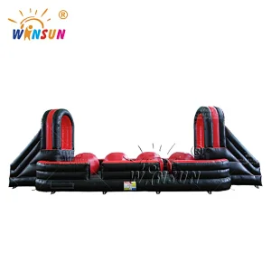 Inflatable Wipeout Course Big Red Balls