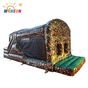 Custom Inflatable Obstace Course Camouflage Theme