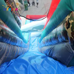 Military Inflatable Water Slide