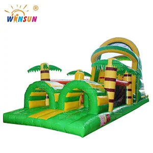 Inflatable Tropical Obstacle Course